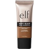 e.l.f. Soft Glam 53 Deep Neutral Satin Foundation - Vloeibare Foundation - Langhoudend - Hydraterend