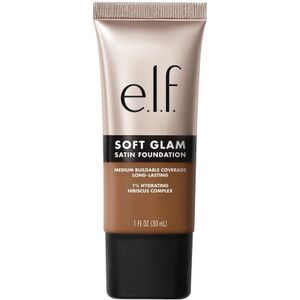 e.l.f. Soft Glam 53 Deep Neutral Satin Foundation - Vloeibare Foundation - Langhoudend - Hydraterend