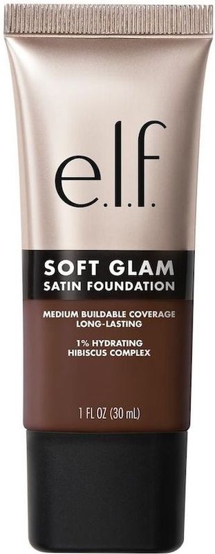 e.l.f. Soft Glam 60 Rich Cool Satin Foundation - Vloeibare Foundation - Langhoudend - Hydraterend