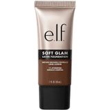 e.l.f. Soft Glam 62 Rich Warm Satin Foundation - Vloeibare Foundation - Langhoudend - Medium Dekking - Satijnen Finish