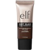 e.l.f. Soft Glam 64 Rich Neutral Satin Foundation - Vloeibare Foundation - Langhoudend - Hydraterend