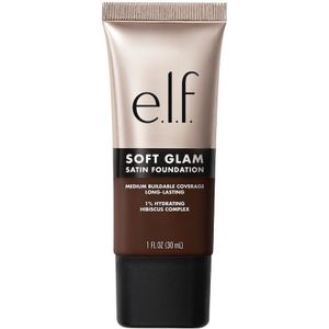 e.l.f. Soft Glam 65 Rich Neutral Satin Foundation - Vloeibare Foundation - Langhoudend - Hydraterend