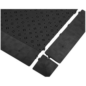 Randlijst, VE = 4 st., l x b x h = 500 x 120 x 25 mm, zwart
