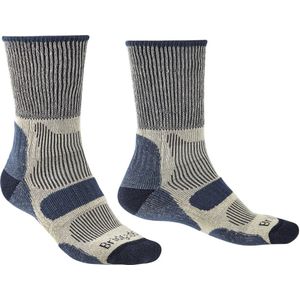 Sok Bridgedale Unisex Hike Lightweight Cotton Cool Comfort Indigo-Schoenmaat 40 - 43