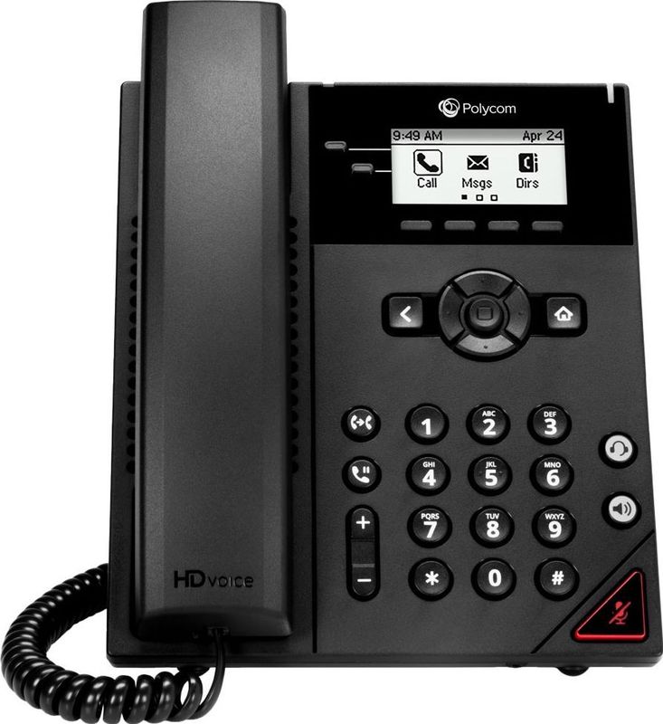 Poly 150 IP telefoon Zwart 2 regels LCD
