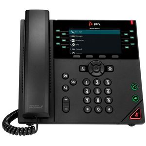 Poly VVX 450 12-Line IP Phone and PoE-enabled IP telefoon Zwart 12 regels LCD