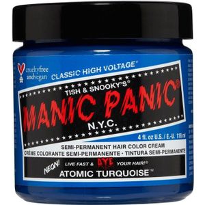 Manic Panic Semi permanente haarverf Atomic Turquoise Classic Blauw