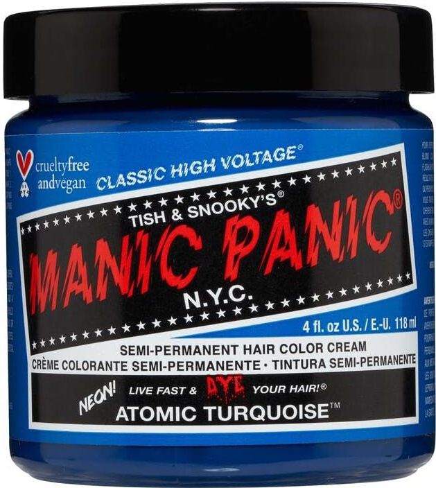 Manic Panic Semi permanente haarverf Atomic Turquoise Classic Blauw