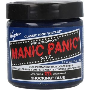 Manic Panic Semi permanente haarverf Shocking Blue Classic Blauw
