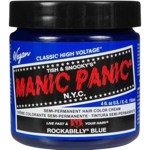 Manic Panic Semi permanente haarverf Rockabilly Blue Classic Blauw