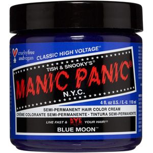 Manic Panic Blue Moon Classic Creme, Vegan, Cruelty Free, Semi Permanent Hair Dye 118ml