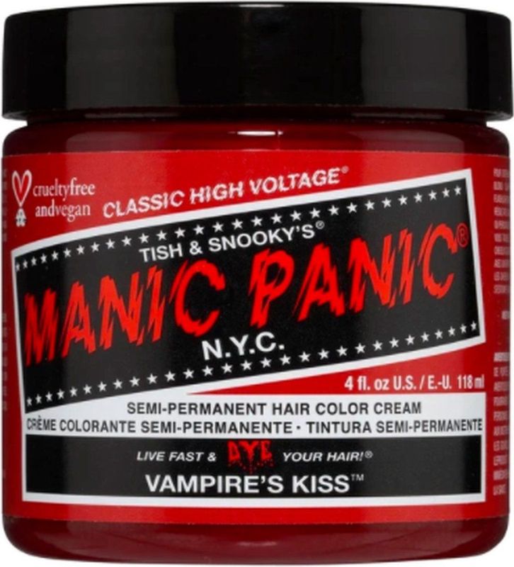 Manic Panic Semi permanente haarverf Vampire's Kiss Classic Rood