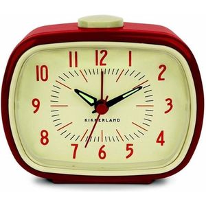 Retro Alarm Clock + Red (AC08-R-EU)