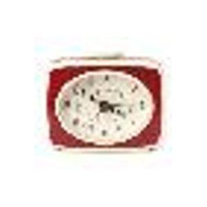 Kikkerland Wekker, plastic, rood, 9,8 x 6,1 x 8,3 cm