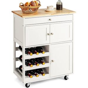 Ikea FLYTTA Keukentrolley, roestvrij staal, 98 x 57 cm