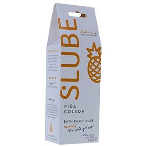 Slube - Massage en Glijmiddel Pina Colada - klein verpakking