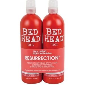 Tigi Duo Verpakking Bed Head Urban Antidotes Resurrection 750ml Shampoo + 750ml Crèmespoeling