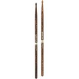 ProMark Drumsticks - Classic 7A drumsticks - FireGrain - Geen overmatige trillingen - lak, ovale houten punt, hickoryhout - 1 paar