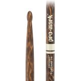 ProMark Drumsticks - Classic 7A drumsticks - FireGrain - Geen overmatige trillingen - lak, ovale houten punt, hickoryhout - 1 paar