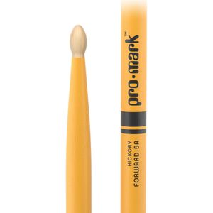 Promark American Hickory Classic 5A Drumsticks, Acorn Tip, Geel - Enkele paar