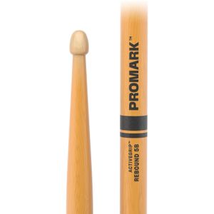 Promark R5BAGC Rebound 5B ActiveGrip Clear hickory drumstokken