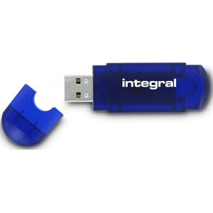 Integral 64GB USB2.0 DRIVE EVO BLUE USB flash drive USB Type-A 2.0 Blauw