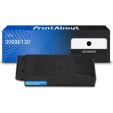 PrintAbout - Huismerk OKI 09006130 - Toner - Zwart