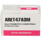 PrintAbout - T47A3 - Inktcartridge - Vivid Magenta - Geschikt voor Epson