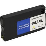 PrintAbout - HP 963 Inktcartridge - Geel - Huismerk