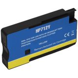 PrintAbout huismerk Inktcartridge 712 (3ED69A) Geel Geschikt voor HP