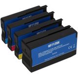 PrintAbout - Inktcartridge 712 - 4-kleuren Multipack - Geschikt voor HP