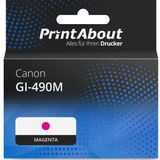 PrintAbout - GI-490M - Inktcartridge - Magenta