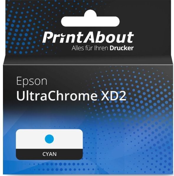 PrintAbout huismerk Inktcartridge UltraChrome XD2 (C13T40D240) Cyaan Geschikt voor Epson