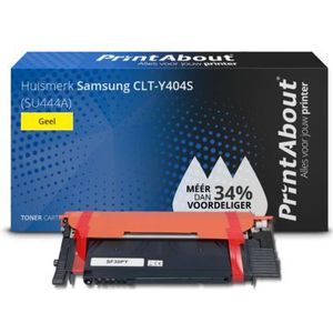 PrintAbout huismerk Toner CLT-Y404S (SU444A) Geel Geschikt voor Samsung