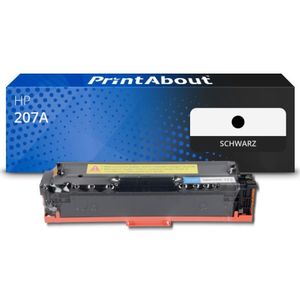 PrintAbout huismerk Toner 207A (W2210A) Zwart geschikt voor HP