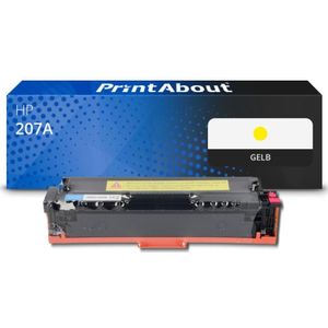 PrintAbout - Toner 207A - Geel - Geschikt voor HP