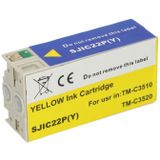 PrintAbout - Inktcartridge SJIC22P(Y) - Geel - Geschikt voor Epson