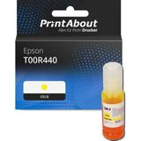 PrintAbout huismerk Inktcartridge T00R440 Geel Geschikt voor Epson