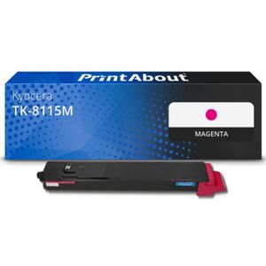 PrintAbout huismerk Toner TK-8115M Magenta geschikt voor Kyocera