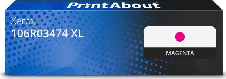 PrintAbout - Toner 106R03474 XL - Magenta - Extra Hoge Capaciteit