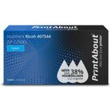PrintAbout  Toner 407544 (SP C250E) Cyaan Extra hoge capaciteit geschikt voor Ricoh