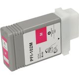 PrintAbout huismerk Inktcartridge PFI-102M Magenta Geschikt voor Canon