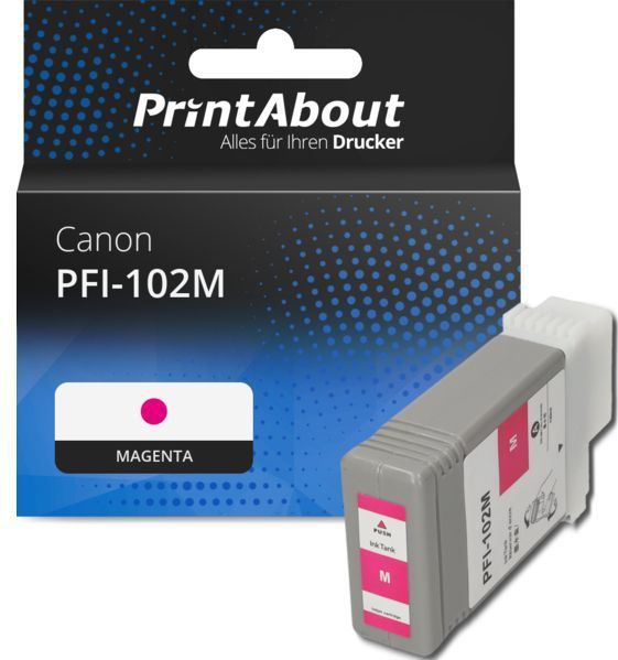 PrintAbout - PFI-102M - Inktcartridge - Magenta