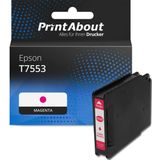 PrintAbout - T7553 - Inktcartridge - Magenta