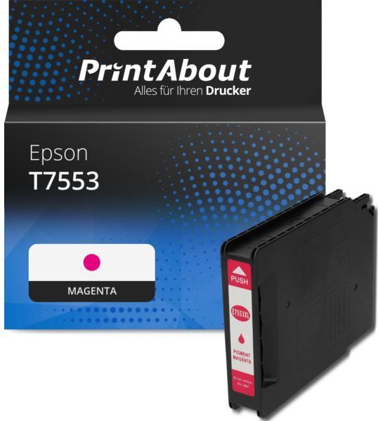 PrintAbout - T7553 - Inktcartridge - Magenta