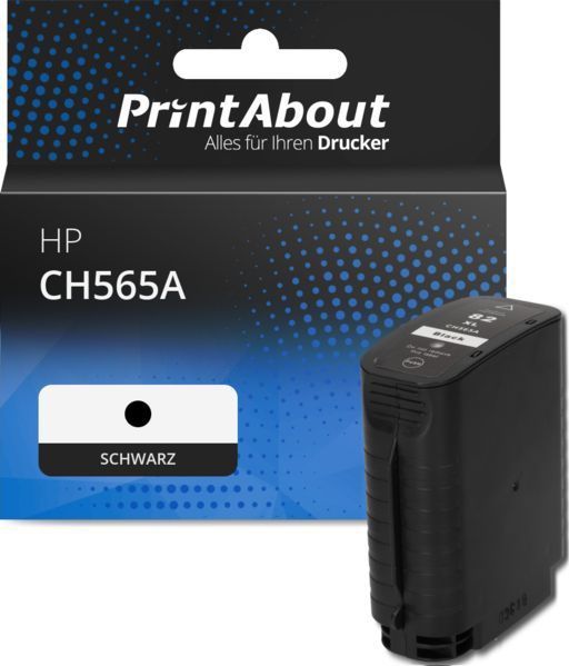 PrintAbout - Inktcartridge CH565A - Zwart - Geschikt voor HP - 69.0 ml