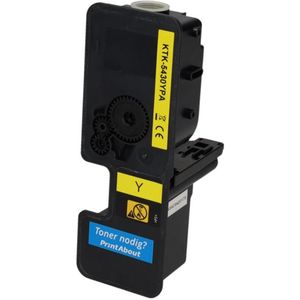 PrintAbout - TK-5430Y - Toner - Geel - Geschikt voor Kyocera