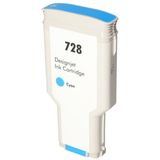 PrintAbout huismerk Inktcartridge F9J67A (728) Cyaan Extra hoge capaciteit Geschikt voor HP