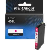PrintAbout - Inktcartridge 408L - Magenta - Hoge Capaciteit - Geschikt voor Epson