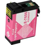 PrintAbout Huismerk Epson T7606 Inktcartridge Vivid licht magenta
